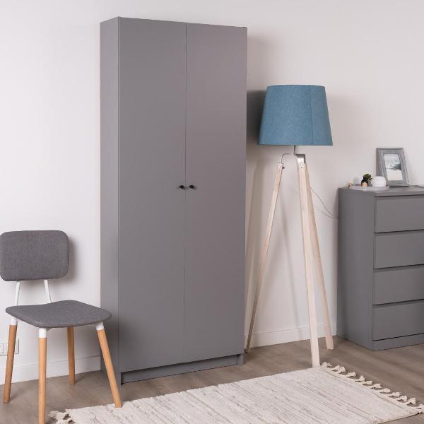 Дверь для шкафа Гуд Лакк Варма Стэнд Дор 190 39х190х1,6, цвет серый