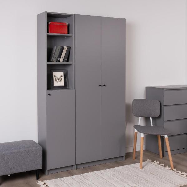 Дверь для шкафа Гуд Лакк Варма Стэнд Дор 190 39х190х1,6, цвет серый