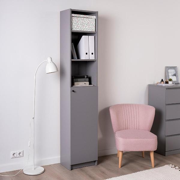 Дверь для шкафа Гуд Лакк Варма Стэнд Дор 96 39х96х1,6, цвет серый