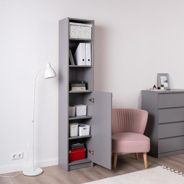 Дверь для шкафа Гуд Лакк Варма Стэнд Дор 96 39х96х1,6, цвет серый