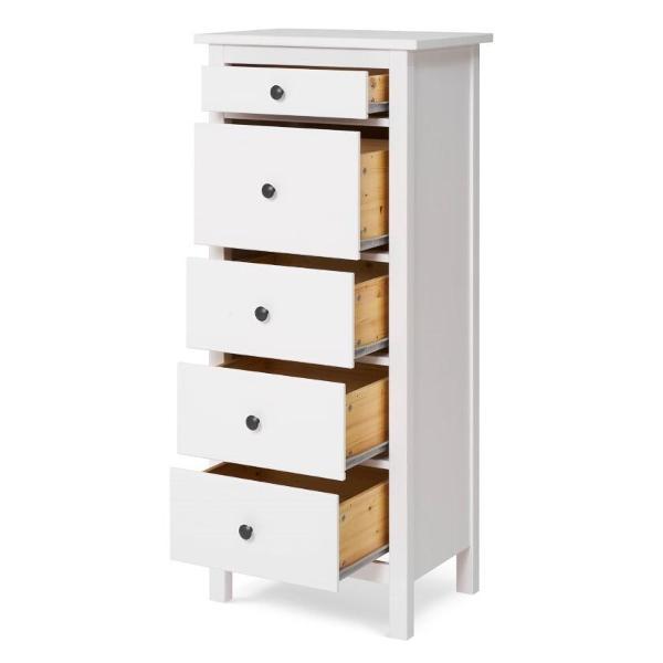 Комод Лузалес КЫМОР 5 ящ 58х131х40 белый