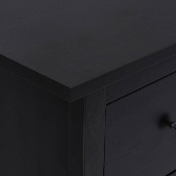 Комод Лузалес КЫМОР 3 ящ 85х96х37 чёрный