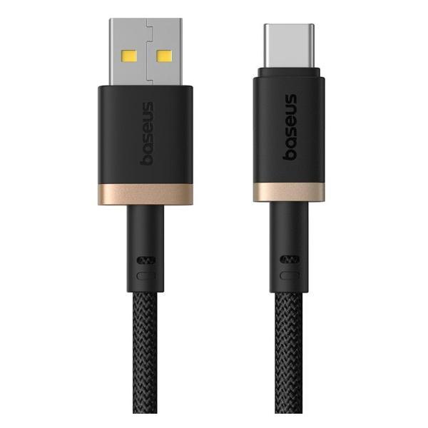 Кабель USB Type-C Baseus Fast Charg USB to Type-C 60W 2м золотисто черный фото