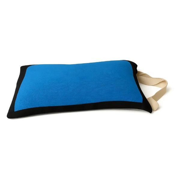 Коврик для йоги . с ручкой с противоскользящей вставкой 5 кг синий