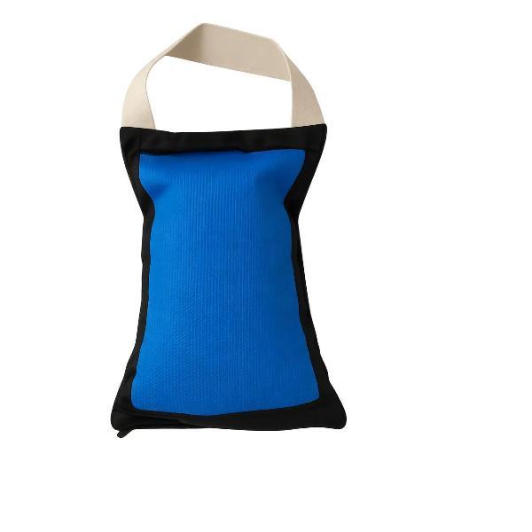 Коврик для йоги . с противоскользящей вставкой 5 кг синий