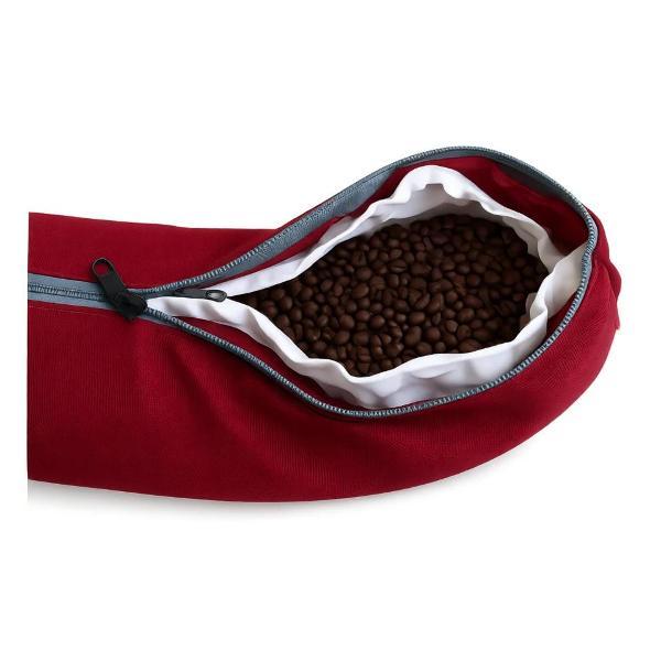 Коврик для йоги . полумесяц бордовая