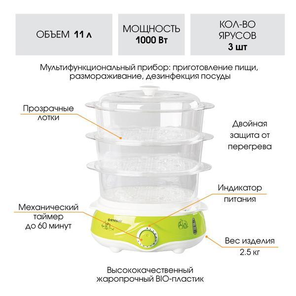 Пароварка Endever Vita-171