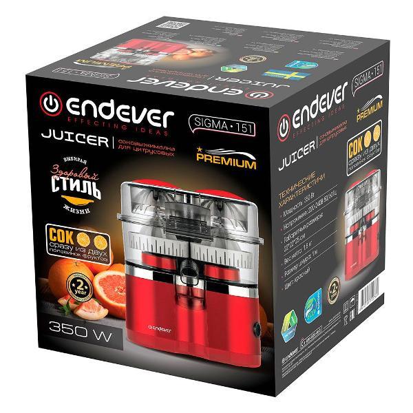 Соковыжималка для цитрусовых электрическая Endever SIGMA-151