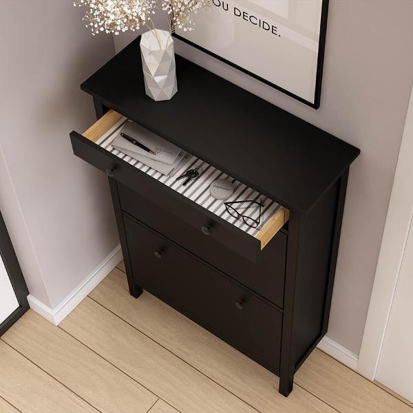 Обувница Лузалес КЫМОР 89х127х30 чёрный