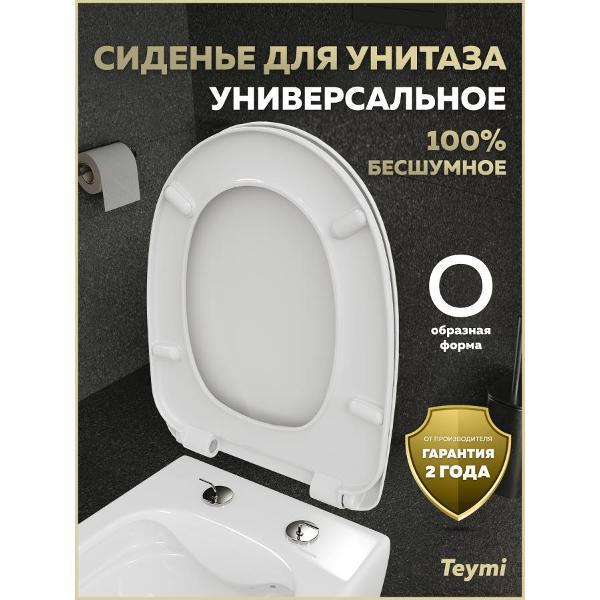 Сиденье для унитаза с крышкой Teymi Ritta Uno S49905 фото