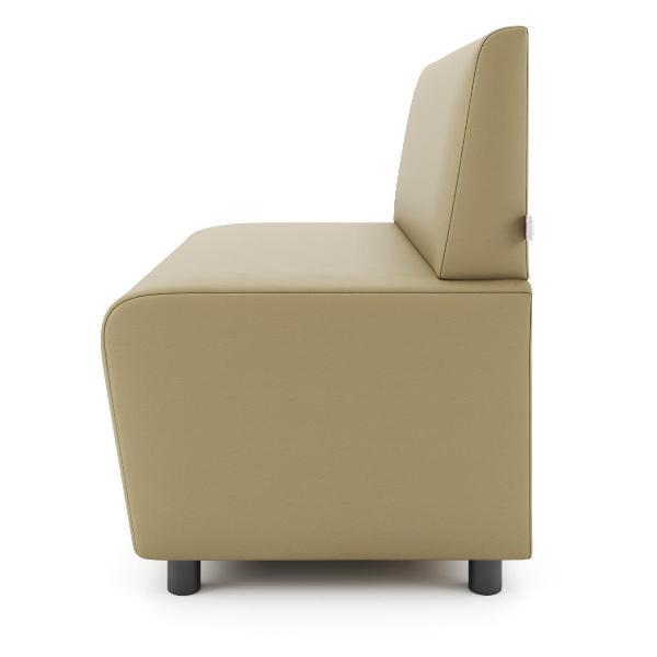 Диван Monofix БАФФ, экокожа, санд, 100х53х77