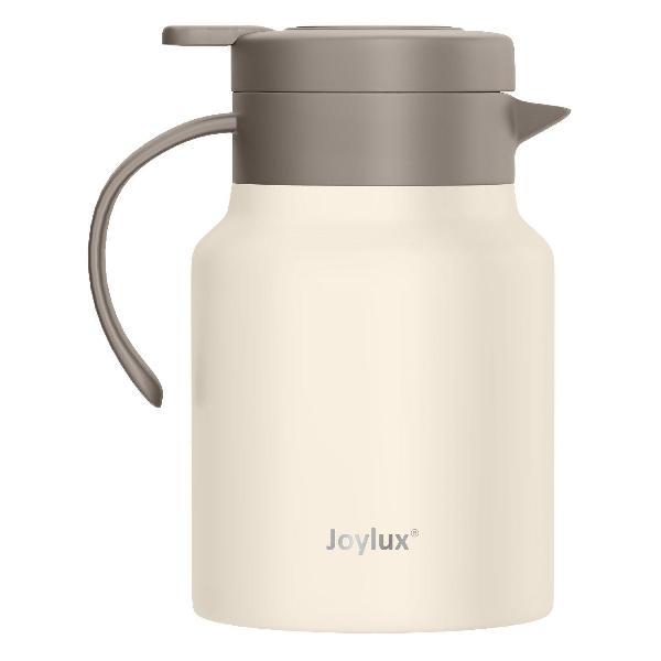 Чайник-термос JOYLUX 1л заварник-сито бежевый