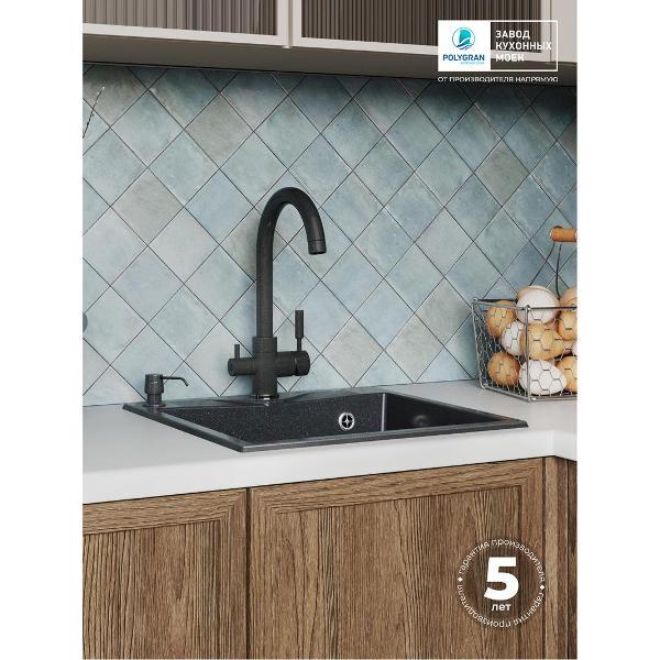 Раковина для кухни POLYGRAN BLADE-500 (№316 Космос)