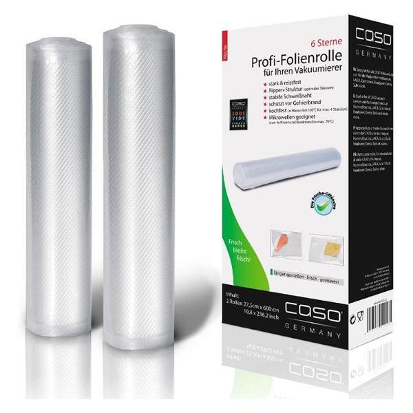 Пакет, рулон для вакуумного упаковщика Caso 6 Sterne 28х600, 150мкм, 2 шт
