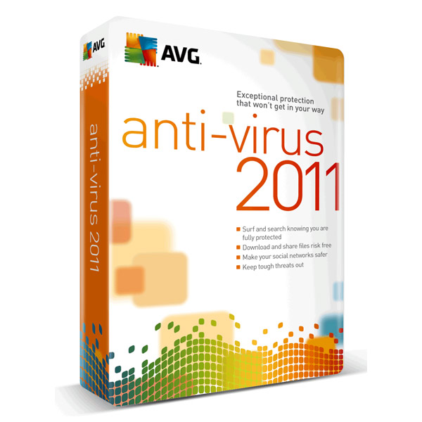 Антивирус AVG Anti-Virus 2011 на 1ПК