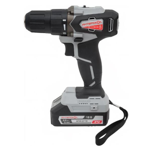 Дрель-шуруповерт ИНТЕРСКОЛ ДА-13/18ВК аккум. (кейс в комплекте, 2аккум), 575.2.2.70