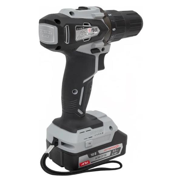 Дрель-шуруповерт ИНТЕРСКОЛ ДА-13/18ВК аккум. (кейс в комплекте, 2аккум), 575.2.2.70