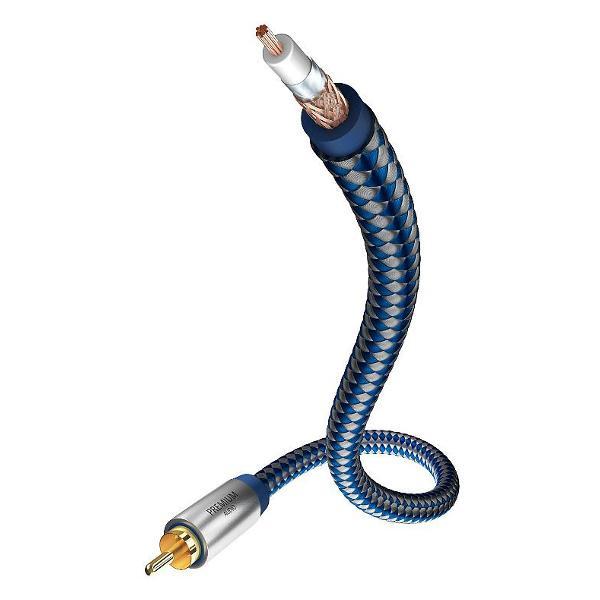 Кабель Hi-Fi для сабвуфера Inakustik Premium Mono Sub Cable 5.0m, 00408051