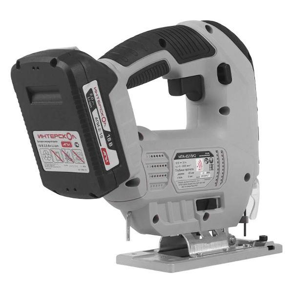 Лобзик аккумуляторный ИНТЕРСКОЛ МПА-65/18Л2, 630.0.0.70