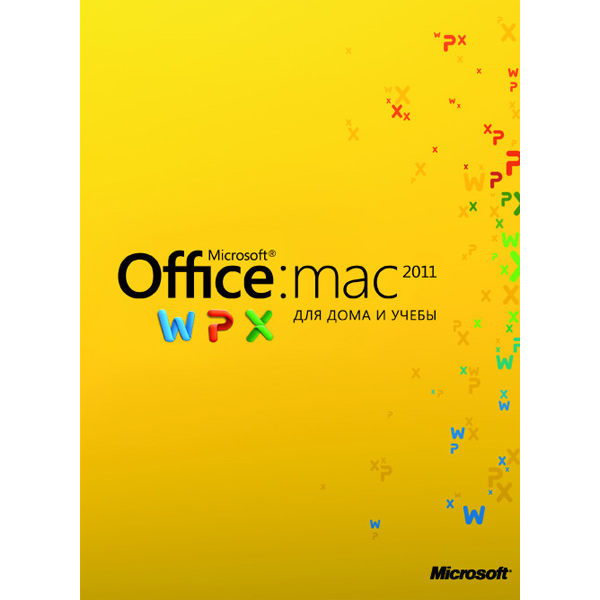 ПО Microsoft Office:Mac 2011 для дома и учебы