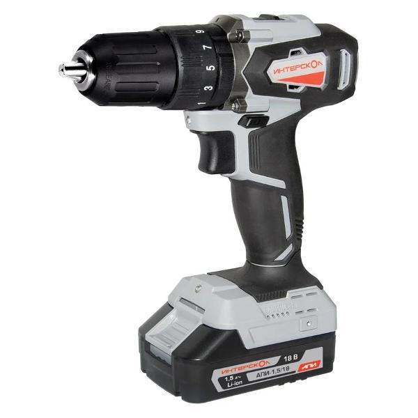 Шуруповерт ИНТЕРСКОЛ ДАУ-13/18ВК, 573.1.2.70 фото