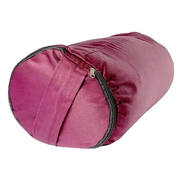 Болстер для йоги Ramayoga SIMPLE 60 см бордовый фото