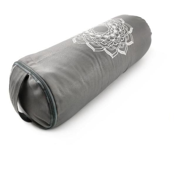 Болстер для йоги Ramayoga SIMPLE 60 см серый