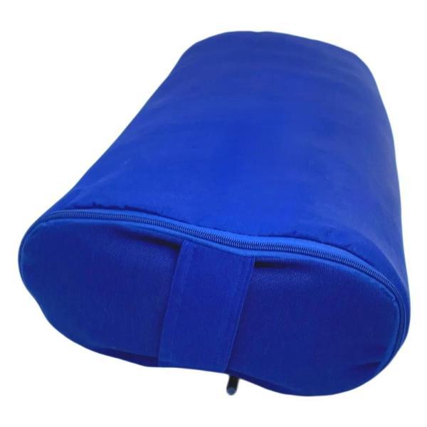 Болстер для йоги Ramayoga легкий синий 60 см