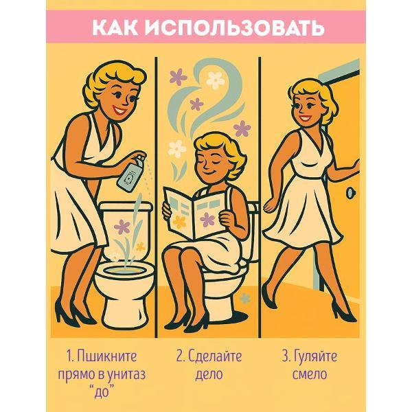 Средство для чистки унитаза Duke's Home Wonders Super-Pooper Vanilla Orchid, 30мл
