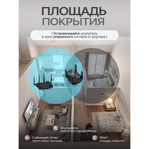 Усилитель интернет сигнала SimpleRED M-AC26 Black