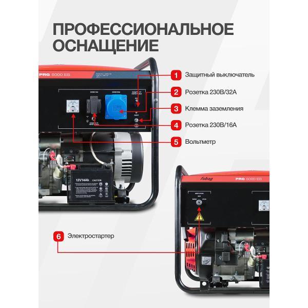 Генератор Fubag PRG 5000 ES