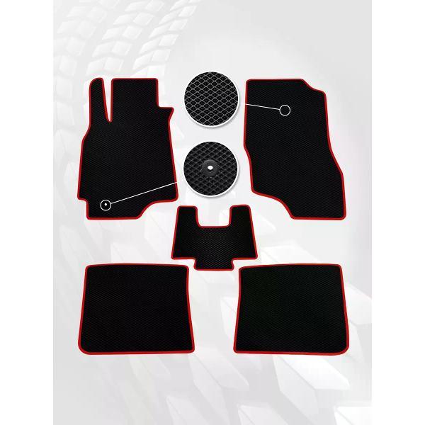 Коврик автомобильный AUTOPILOT INDIVIDUAL EVA black-red-540_в машину Mitsubishi Lancer 9 2000-2010