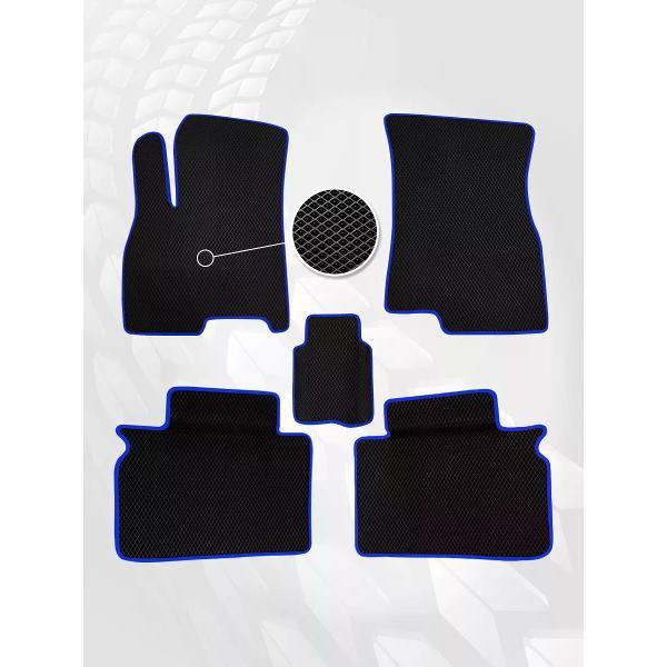 Коврик автомобильный AUTOPILOT INDIVIDUAL EVA black-blue-110_в салон Chery Tiggo 8 PRO