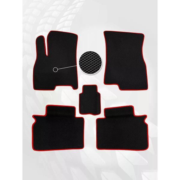 Коврик автомобильный AUTOPILOT INDIVIDUAL EVA black-red-110_в салон Chery Tiggo 8 PRO