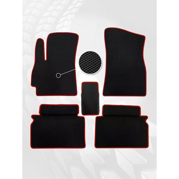Коврик автомобильный AUTOPILOT INDIVIDUAL EVA black-red-601_Эва в салон OMODA C5 (2022-н.в)