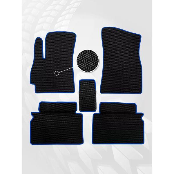 Коврик автомобильный AUTOPILOT INDIVIDUAL EVA black-blue-601_в салон OMODA C5 (2022-н.в)