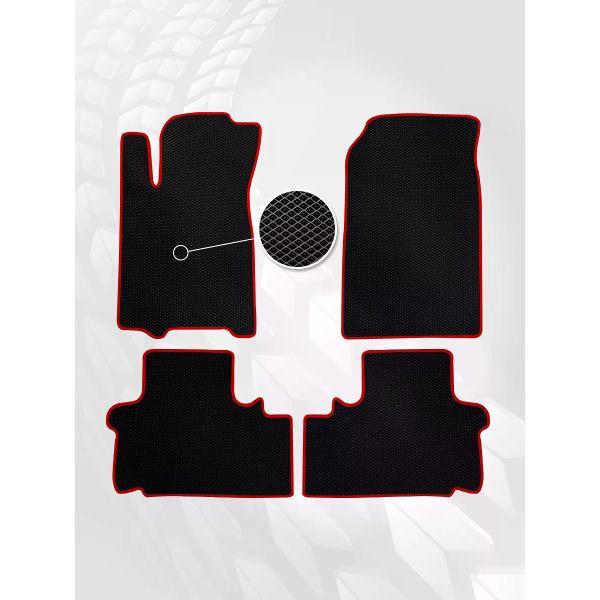 Коврик автомобильный AUTOPILOT INDIVIDUAL EVA black-red-925_в салон Haval M6 (2019-н.в.)