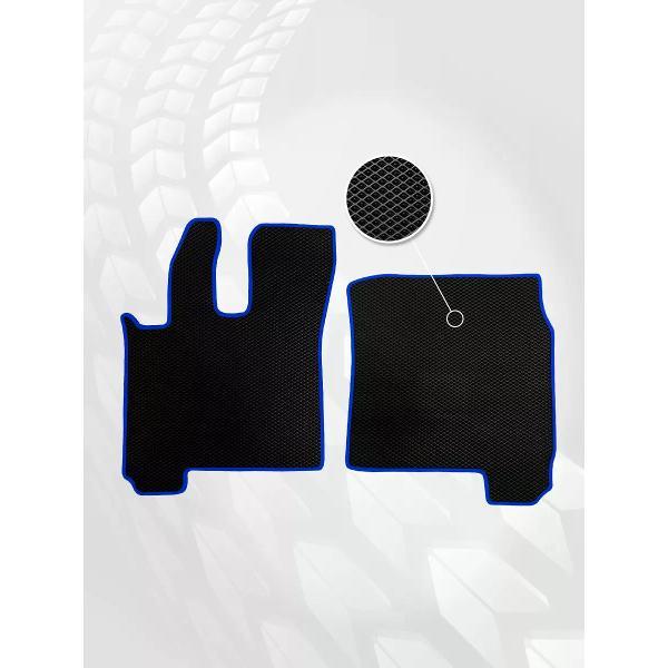 Коврик автомобильный AUTOPILOT INDIVIDUAL EVA-2-black-blue-171_в салон FAW J6P 2007-н.в.