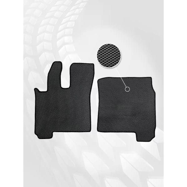 Коврик автомобильный AUTOPILOT INDIVIDUAL EVA-2-gray-black-171_в салон FAW J6P 2007-н.в.