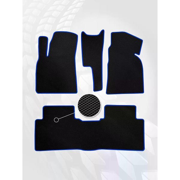 Коврик автомобильный AUTOPILOT INDIVIDUAL EVA black-blue-298_в салон Hyundai Matrix 2001-2010