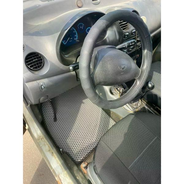 Коврик автомобильный AUTOPILOT INDIVIDUAL EVA black-red-159_в машину Daewoo Matiz 1998-2015