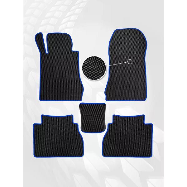 Коврик автомобильный AUTOPILOT INDIVIDUAL EVA black-blue-484_в машину Mercedes-Benz E W210