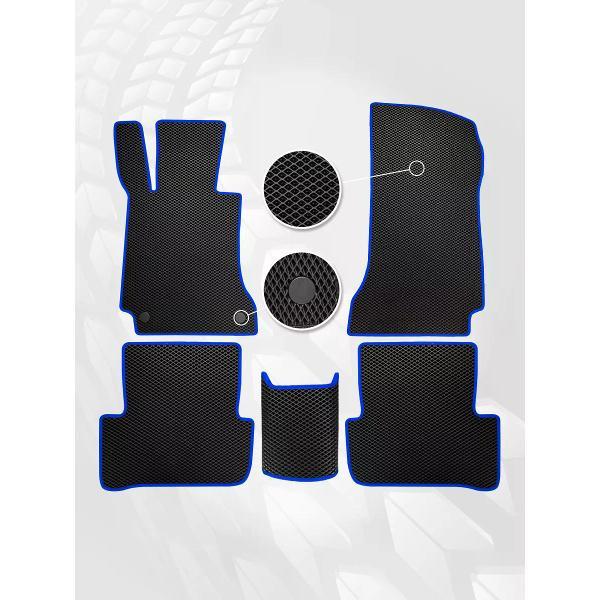 Коврик автомобильный AUTOPILOT INDIVIDUAL EVA black-blue-472_в машину Mercedes-Benz C W204