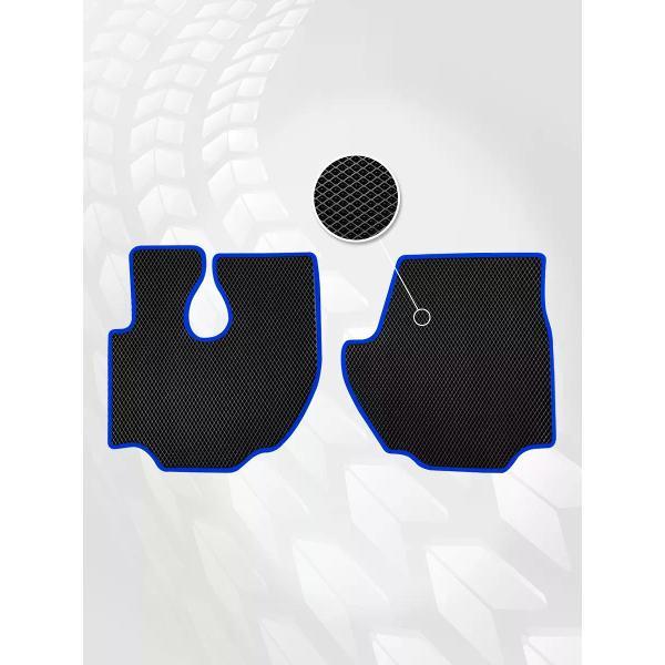 Коврик автомобильный AUTOPILOT INDIVIDUAL EVA-2-black-blue-934_в машину Dongfeng Captain-T