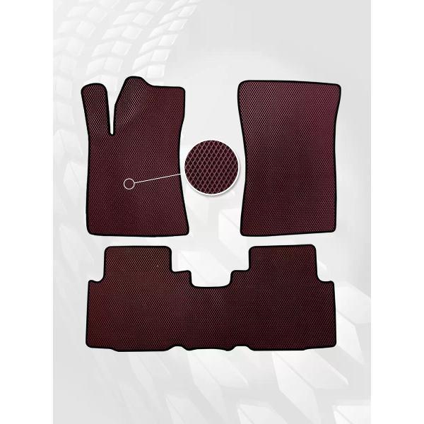Коврик автомобильный AUTOPILOT INDIVIDUAL EVA bordo-black-94_в салон Changan CS85 (2019-н.в.)