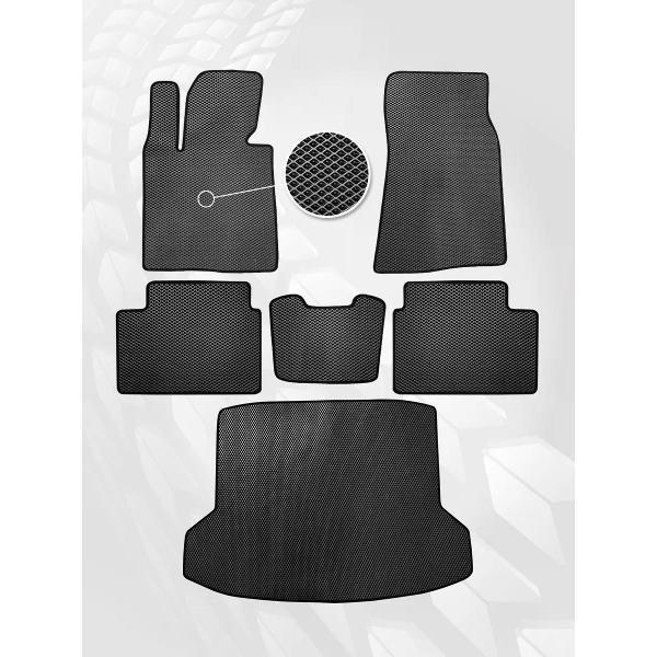 Коврик автомобильный AUTOPILOT INDIVIDUAL EVA COMBO gray-black-98-4_в салон и багажник Changan UNI-V (2022-н.в.)