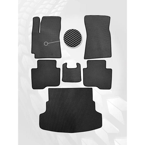 Коврик автомобильный AUTOPILOT INDIVIDUAL EVA COMBO gray-black-89-4_в салон и багажник Changan Alsvin (2018-н.в.)