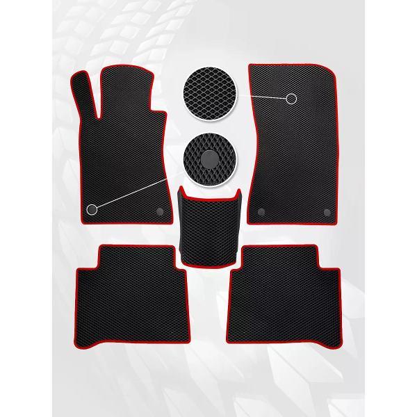 Коврик автомобильный AUTOPILOT INDIVIDUAL EVA black-red-485_в салон Mercedes-Benz E W211 2002-2009