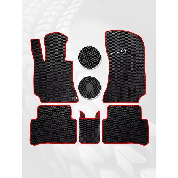 Коврик автомобильный AUTOPILOT INDIVIDUAL EVA black-red-486_в машину Mercedes-Benz E W212 2009-2016