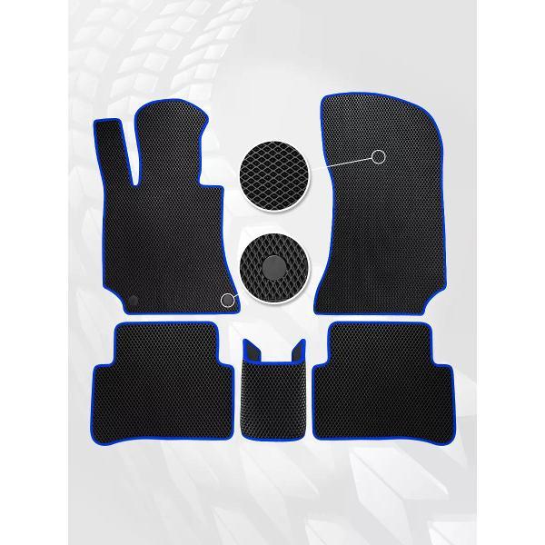 Коврик автомобильный AUTOPILOT INDIVIDUAL EVA black-blue-486_в машину Mercedes-Benz E W212